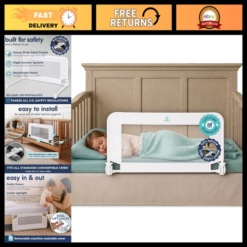 Convertible crib bed rail for - convertible,